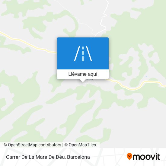 Mapa Carrer De La Mare De Déu