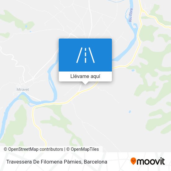 Mapa Travessera De Filomena Pàmies