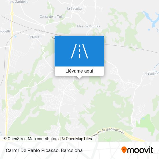 Mapa Carrer De Pablo Picasso