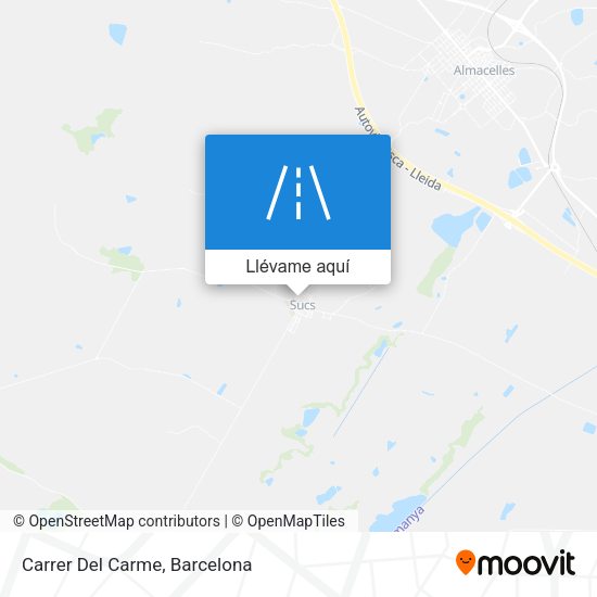 Mapa Carrer Del Carme