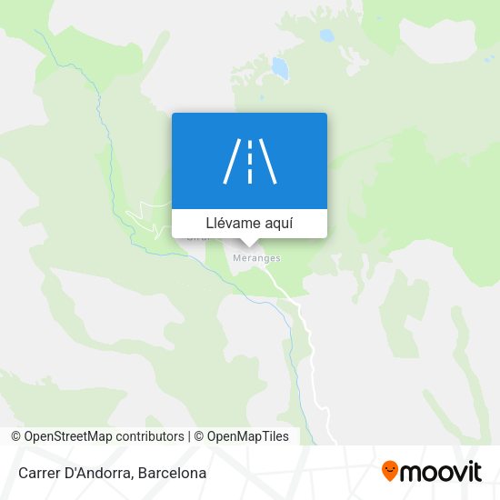 Mapa Carrer D'Andorra