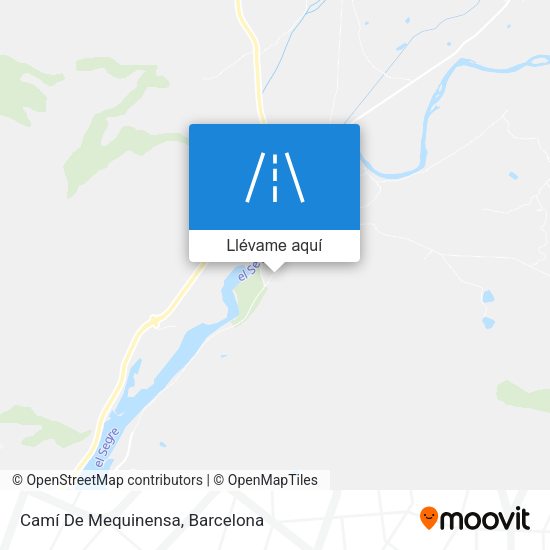Mapa Camí De Mequinensa