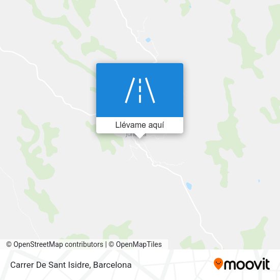 Mapa Carrer De Sant Isidre