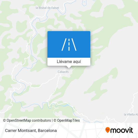 Mapa Carrer Montsant