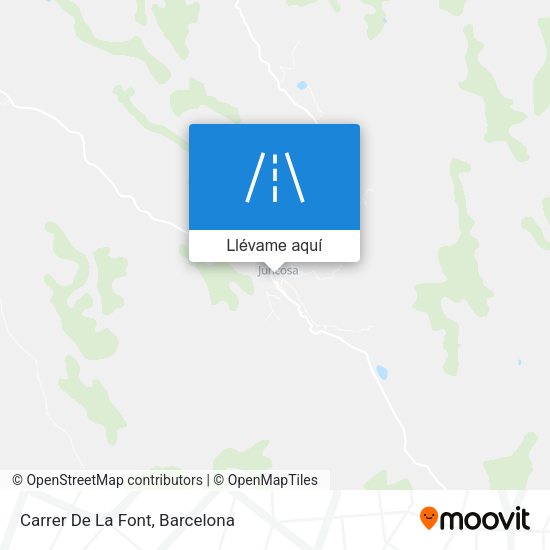 Mapa Carrer De La Font