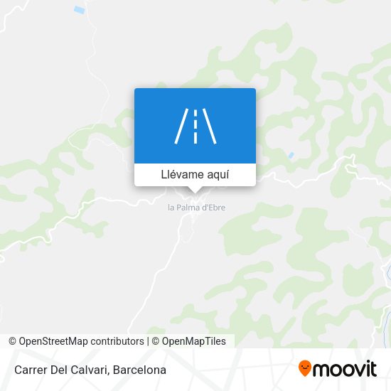 Mapa Carrer Del Calvari