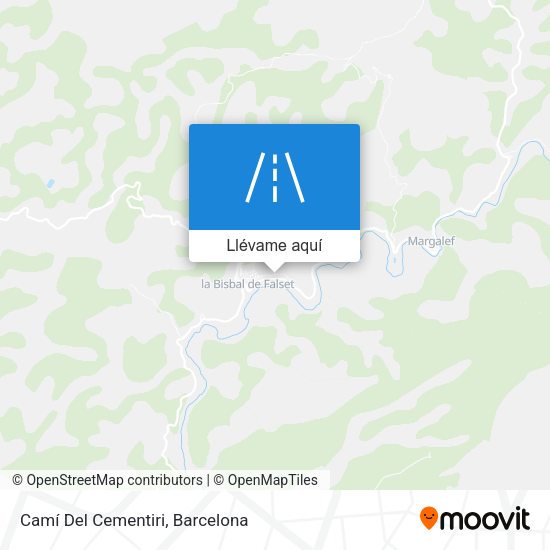 Mapa Camí Del Cementiri
