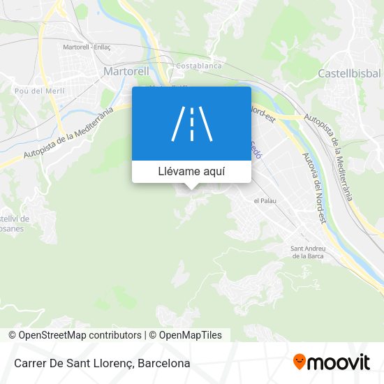 Mapa Carrer De Sant Llorenç