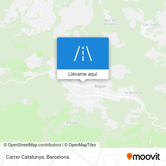Mapa Carrer Catalunya