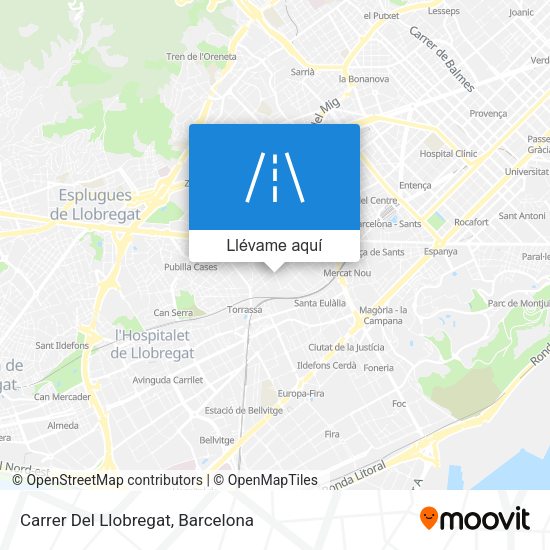 Mapa Carrer Del Llobregat