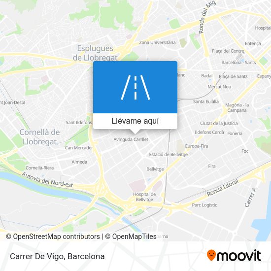 Mapa Carrer De Vigo