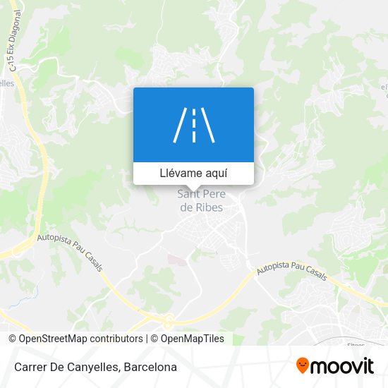 Mapa Carrer De Canyelles