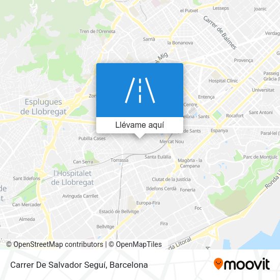 Mapa Carrer De Salvador Seguí