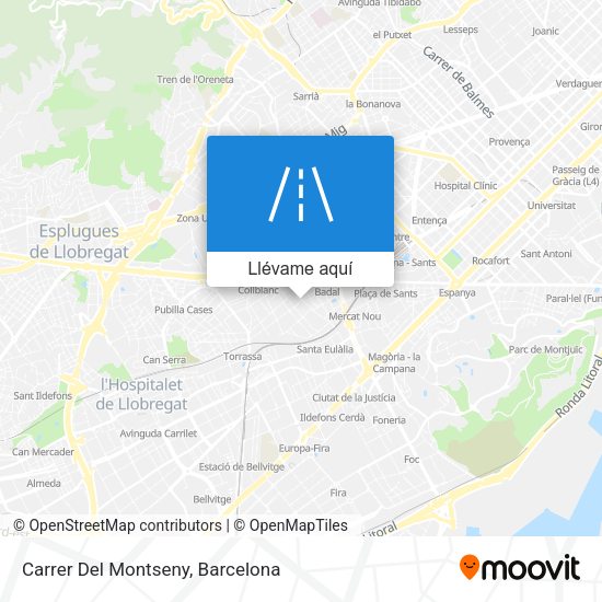 Mapa Carrer Del Montseny