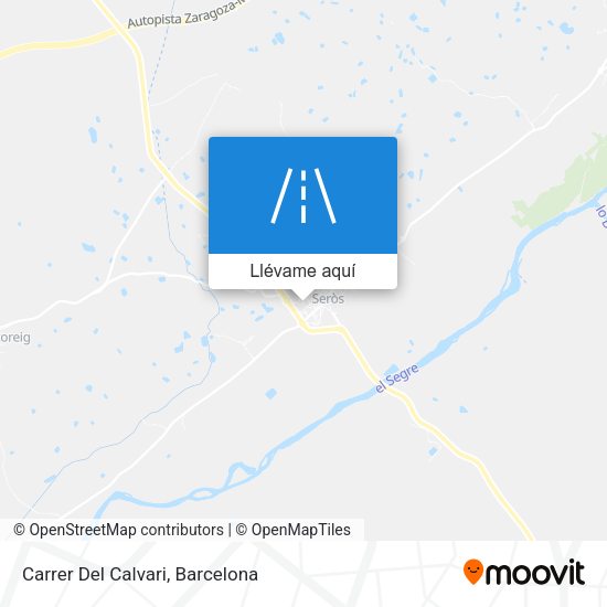 Mapa Carrer Del Calvari