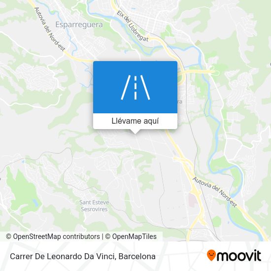 Mapa Carrer De Leonardo Da Vinci