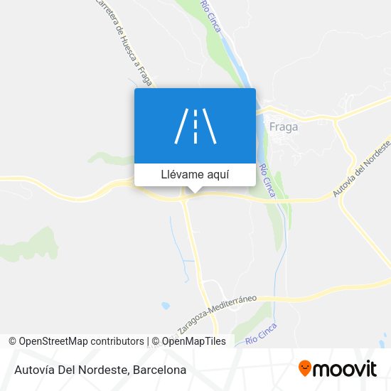 Mapa Autovía Del Nordeste