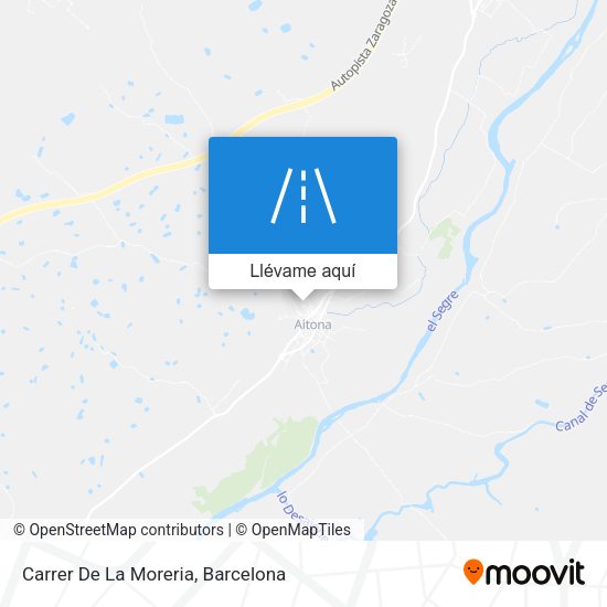 Mapa Carrer De La Moreria