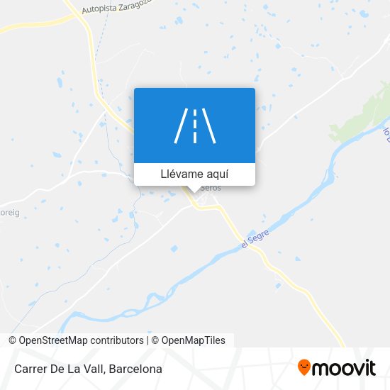 Mapa Carrer De La Vall