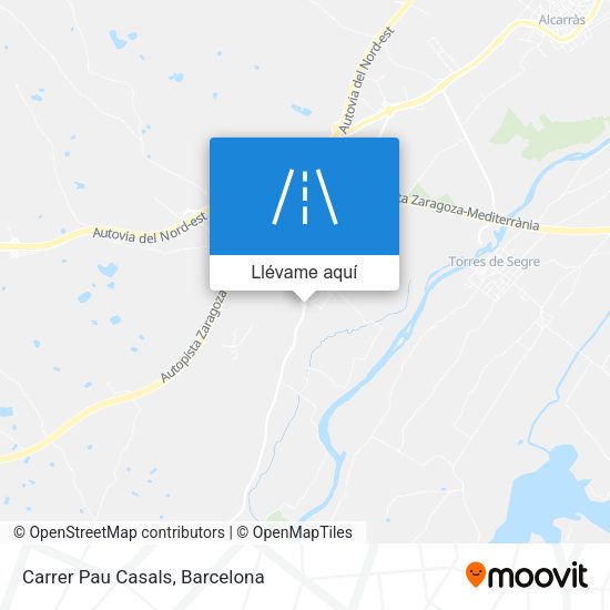 Mapa Carrer Pau Casals
