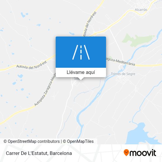 Mapa Carrer De L'Estatut