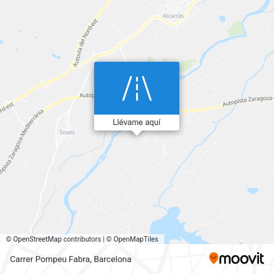 Mapa Carrer Pompeu Fabra