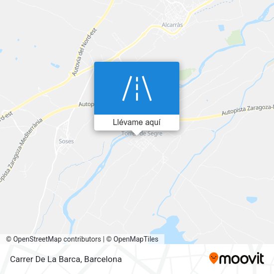Mapa Carrer De La Barca