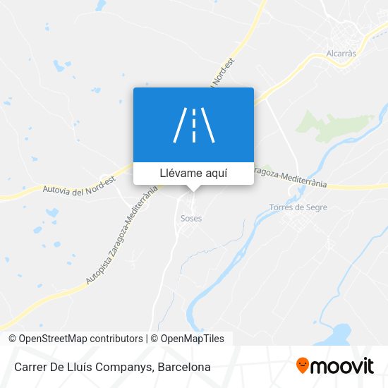 Mapa Carrer De Lluís Companys