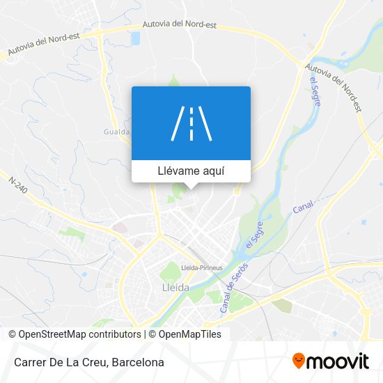 Mapa Carrer De La Creu