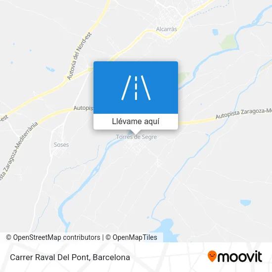 Mapa Carrer Raval Del Pont