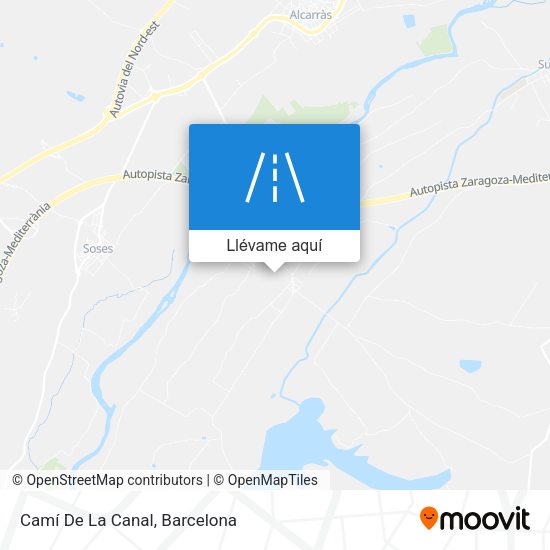 Mapa Camí De La Canal