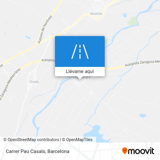 Mapa Carrer Pau Casals