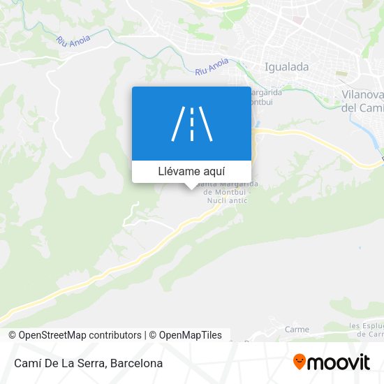 Mapa Camí De La Serra
