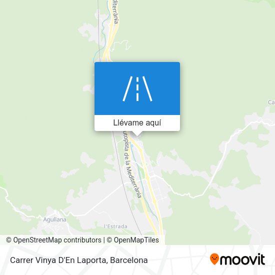 Mapa Carrer Vinya D'En Laporta