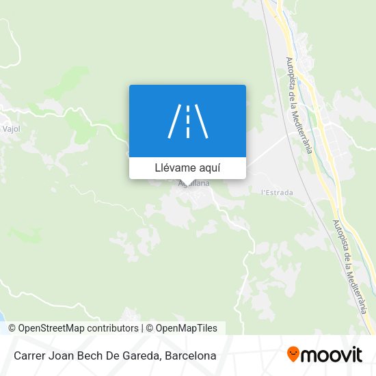Mapa Carrer Joan Bech De Gareda