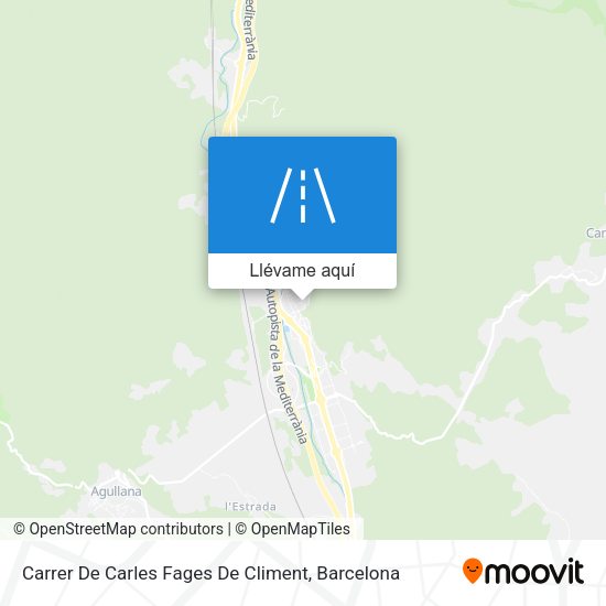 Mapa Carrer De Carles Fages De Climent