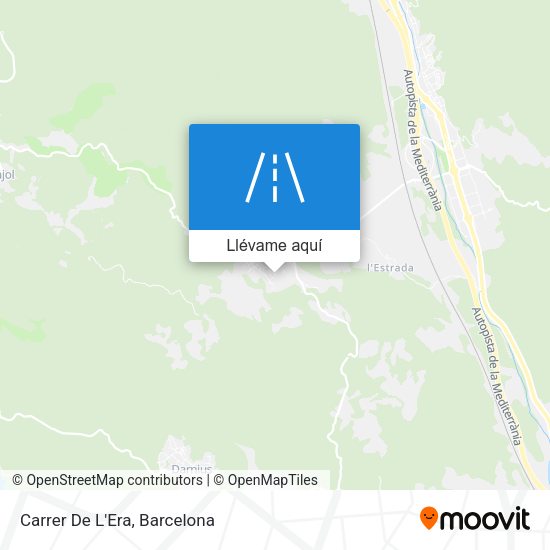 Mapa Carrer De L'Era