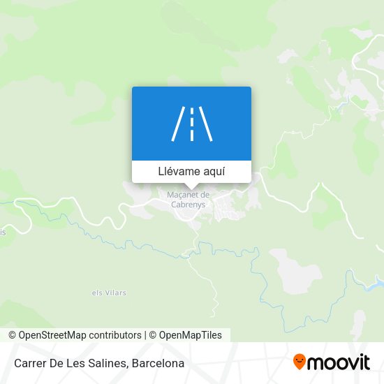 Mapa Carrer De Les Salines