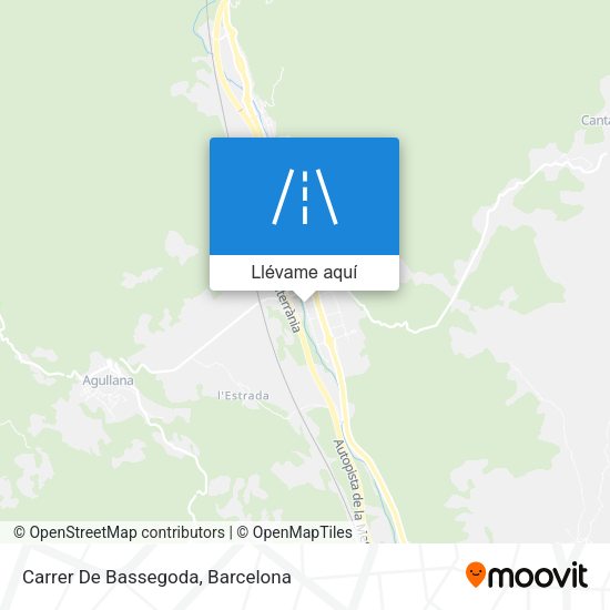 Mapa Carrer De Bassegoda