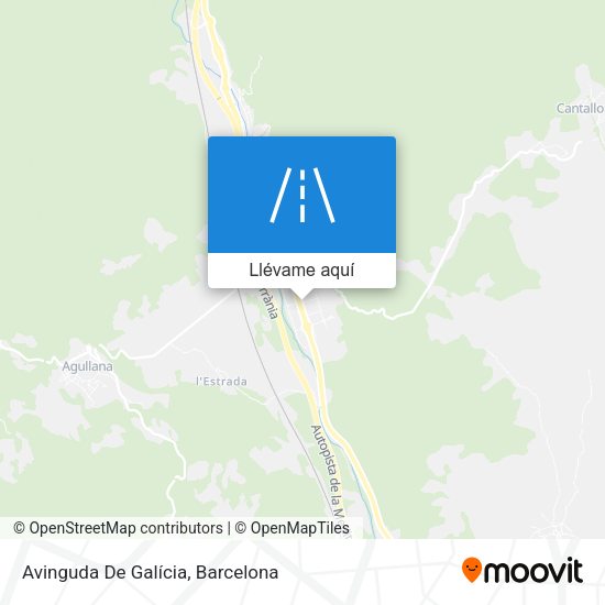 Mapa Avinguda De Galícia