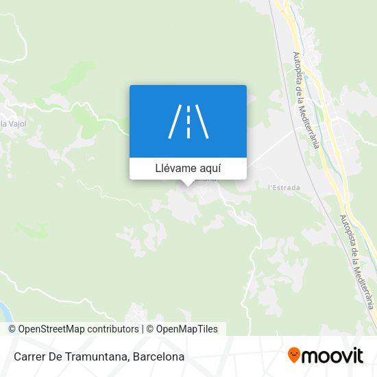 Mapa Carrer De Tramuntana