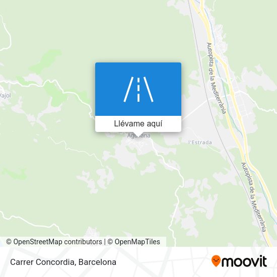 Mapa Carrer Concordia
