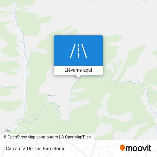Mapa Carretera De Tor