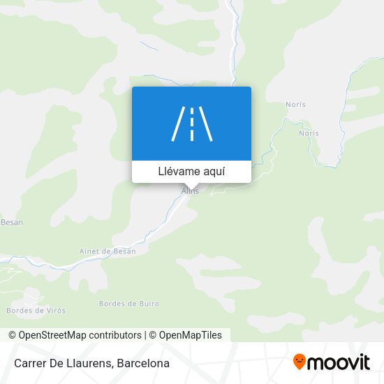 Mapa Carrer De Llaurens