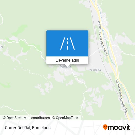 Mapa Carrer Del Ral