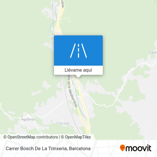 Mapa Carrer Bosch De La Trinxeria