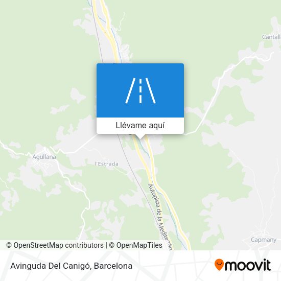 Mapa Avinguda Del Canigó