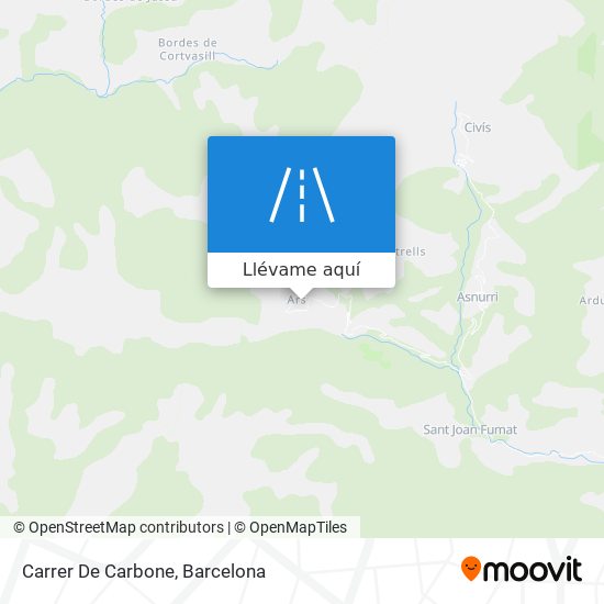 Mapa Carrer De Carbone