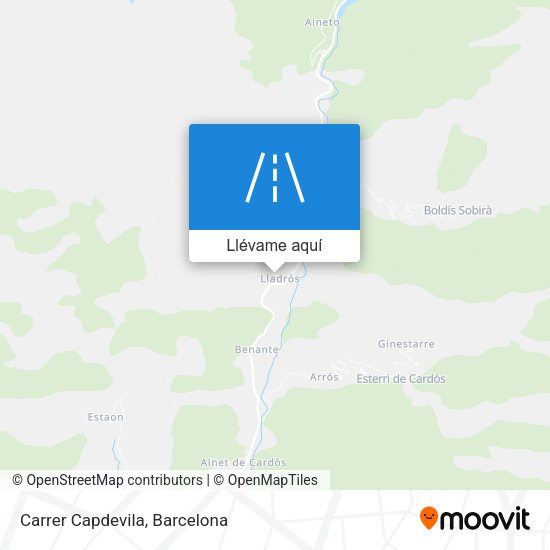 Mapa Carrer Capdevila