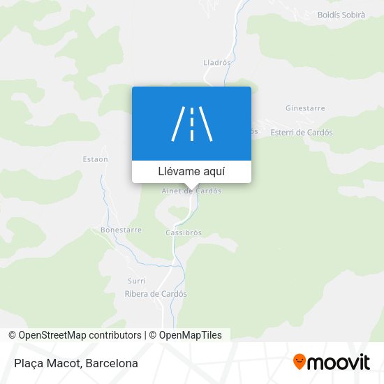 Mapa Plaça Macot